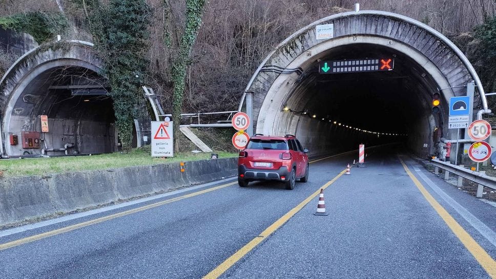 Galleria Monte Piazzo: novità sulla viabilità a Colico