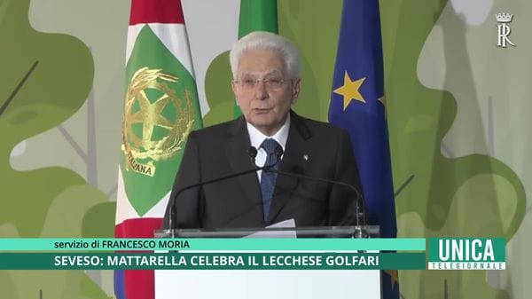 Seveso, Mattarella celebra il lecchese Golfari