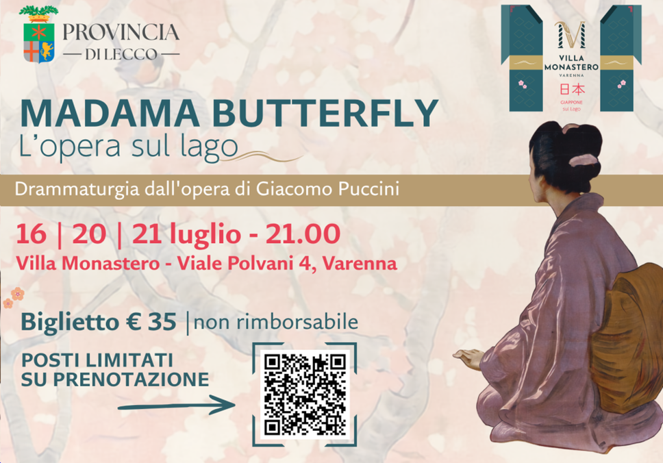 A Villa Monastero va in scena Madama Butterfly