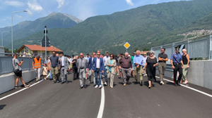 Buglio, inaugurato il nuovo sottopasso sulla Statale 38: addio al passaggio a livello di Selvetta