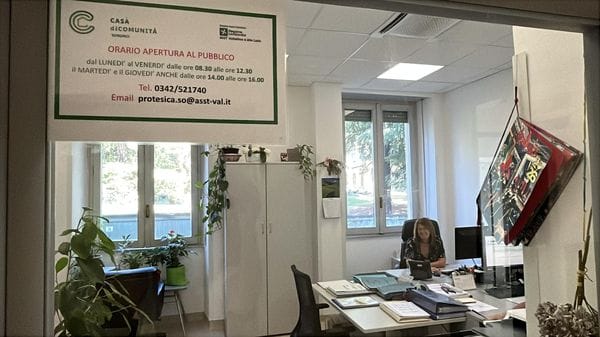 A Sondrio apre la Casa di comunità: servizi sanitari integrati e assistenza sette giorni su sette