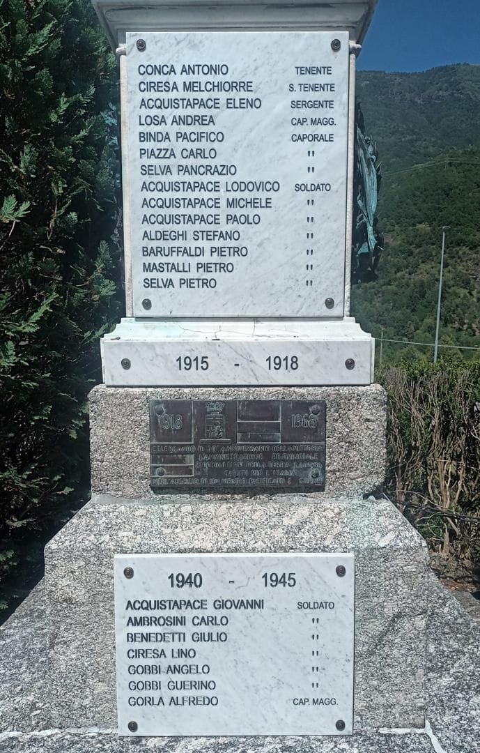 Festa al monumento a Cortenova: quattro giorni di eventi