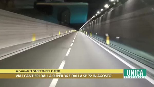 SS36, via i cantieri in agosto
