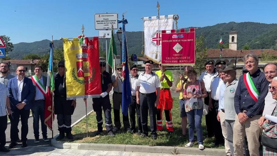 Calolziocorte: il parcheggio del Lavello intitolato a padre Turoldo