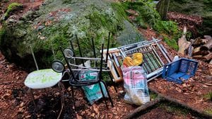 Quanti rifiuti nel paradiso della Val Gerola