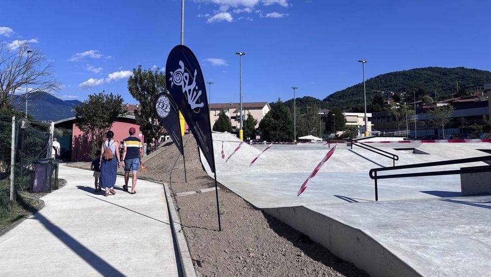 Galbiate, inaugurato lo skatepark più grande d’Italia