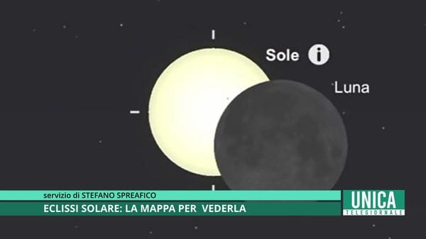 Eclissi solare, la mappa per vederla