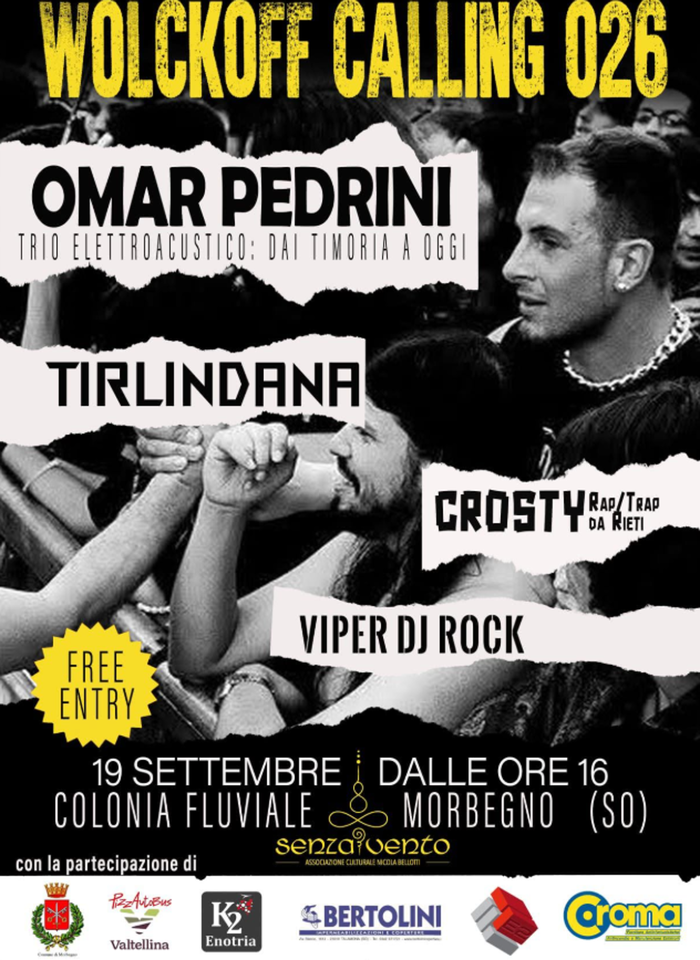 Morbegno: un concerto nel nome di Nicola, sul palco Omar Pedrini