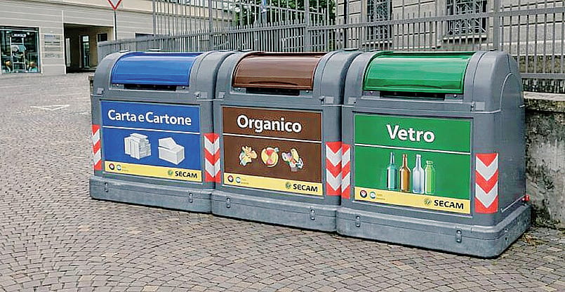 Morbegno: a settembre le nuove ecoisole in città. Ecco la mappa dei 27 punti di raccolta