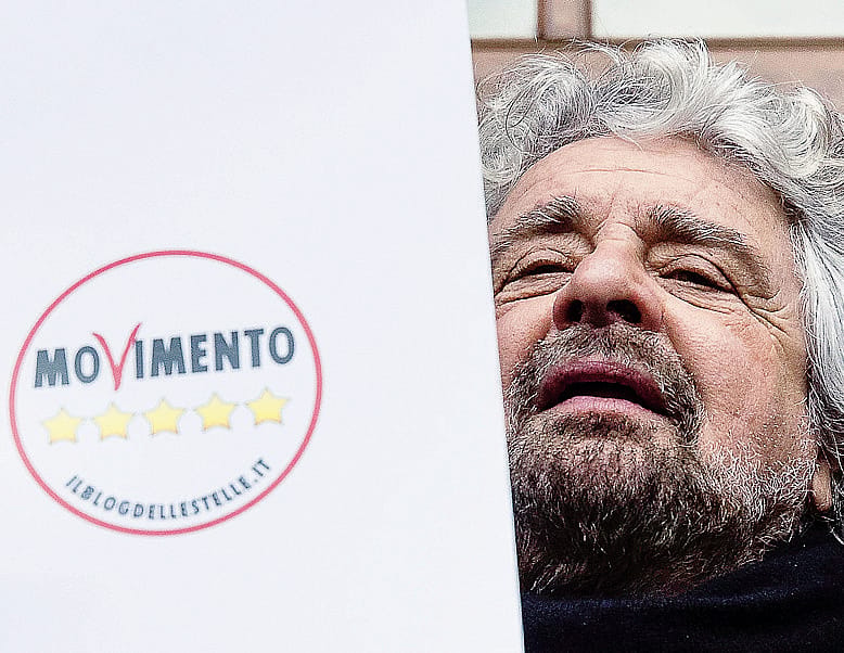 Il ritorno di Grillo tra rancore e disegni