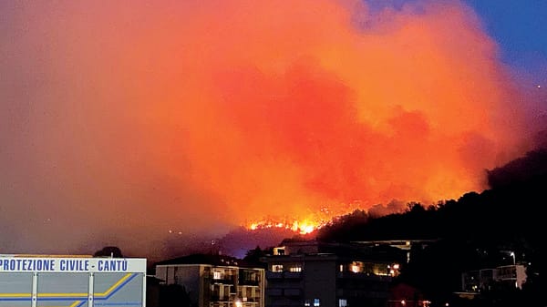 La geografia degli incendi nord a rischio