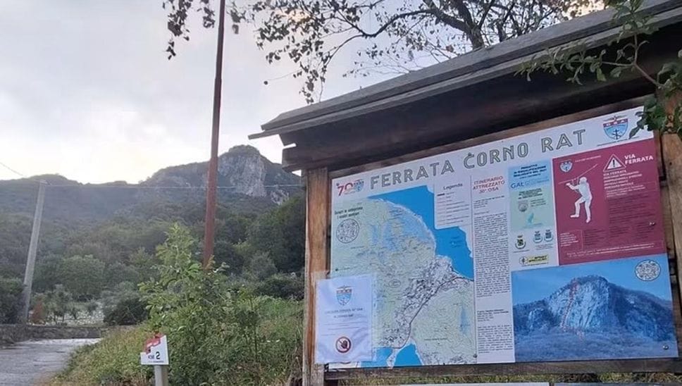 Valmadrera, chiude la ferrata Osa al Corno Rat: «Causa uno smottamento»
