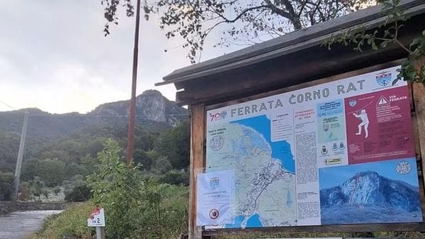 Valmadrera, chiude la ferrata Osa al Corno Rat: «Causa uno smottamento»