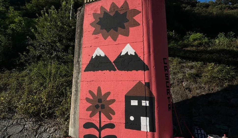 Sfregiato il murales realizzato dai ragazzi di Ardenno