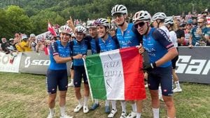 Val di Sole, Zanotti e Corvi campioni del mondo nel Team Relay
