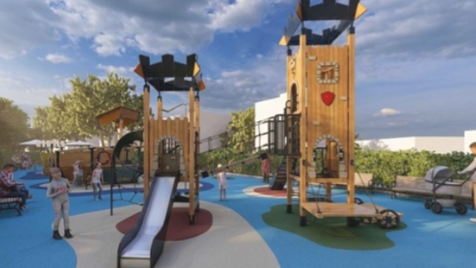 Brivio, un castello e due barche nel nuovo parco giochi sul Lungadda