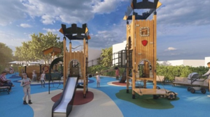 Brivio, un castello e due barche nel nuovo parco giochi sul Lungadda