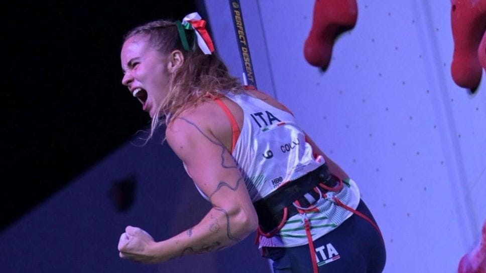 Arrampicata, Beatrice Colli sul tetto d’Europa: oro nella Speed e nuovo record italiano