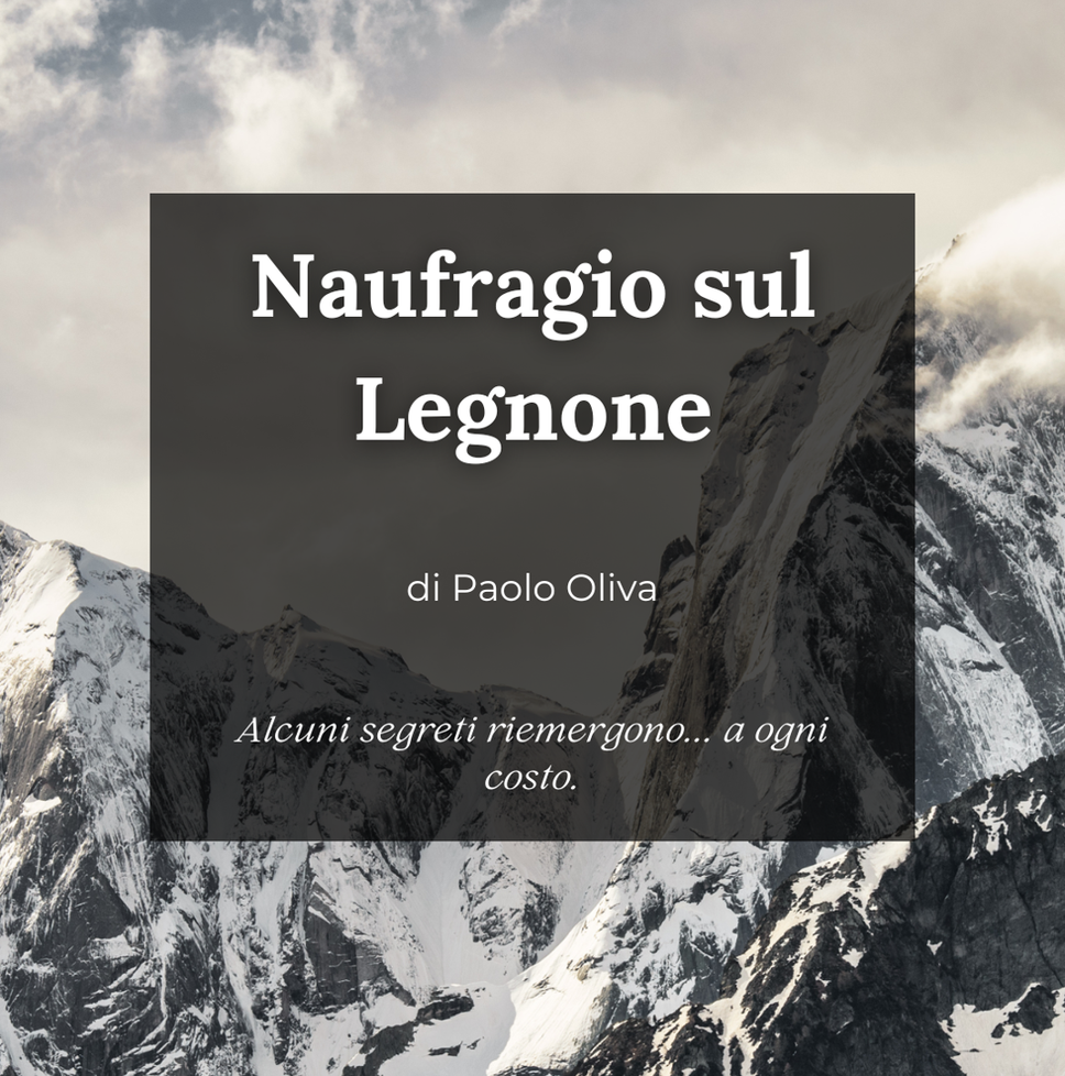 “Naufragio sul Legnone”, il giallo di Paolo Oliva vicino alla pubblicazione
