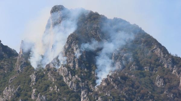 Moregallo, lotta contro il fuoco: qual è la situazione