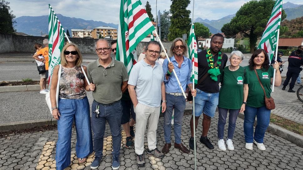 Colico: marcia in memoria di Sylvester, morto sul lavoro nella Monte Piazzo