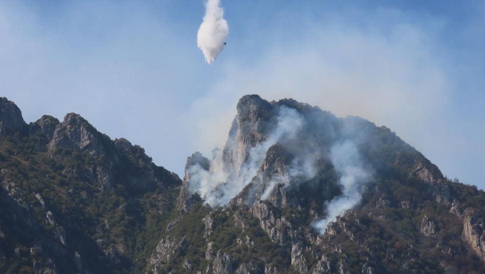 Dopo l’incendio al Monte Moregallo l’appello contro i fuochi in vista di Ferragosto