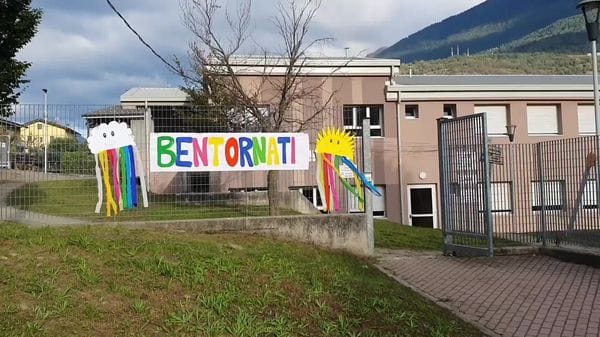 Il primo giorno di scuola in Valtellina