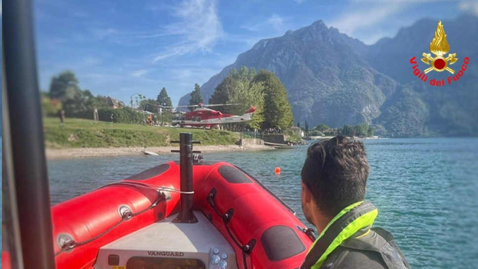 Abbadia Lariana, si teme un disperso nel lago: ricerche in corso