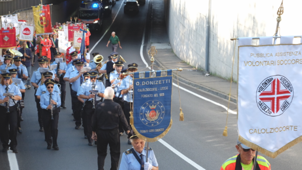 Calolzio, i Volontari del Soccorso festeggiano 55 anni di impegno