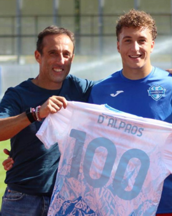 Calcio Sondrio, D’Alpaos firma il primo punto