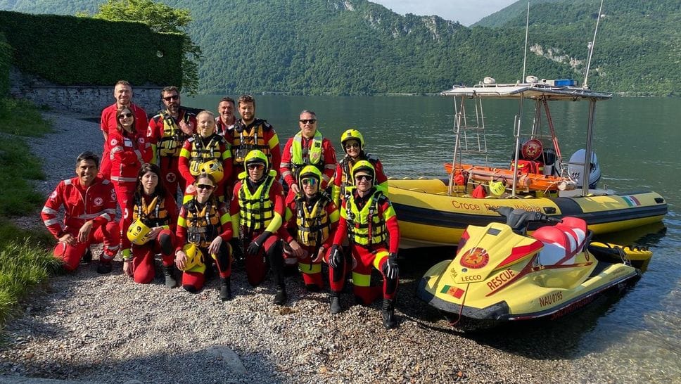 Opsa Croce Rossa, 21 salvataggi nel lago questa estate