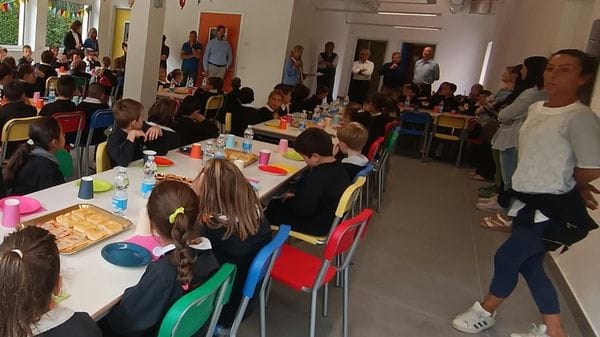 Introbio: aperta la nuova mensa scolastica realizzata con i fondi Pnrr