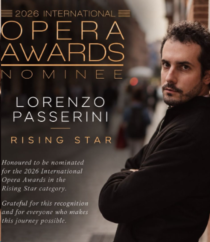 Lorenzo Passerini finalista agli International Opera Awards 2026