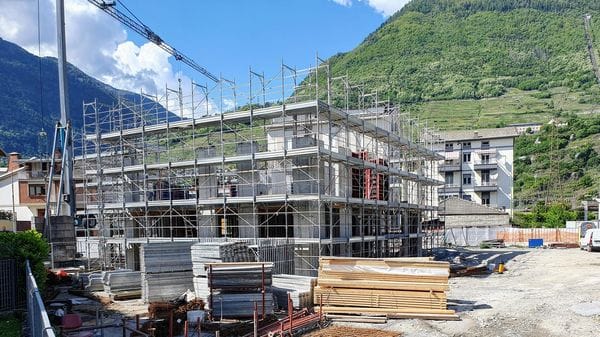 Alloggi sociali: in dirittura d’arrivo i lavori nell’area ex Enel a Sondrio
