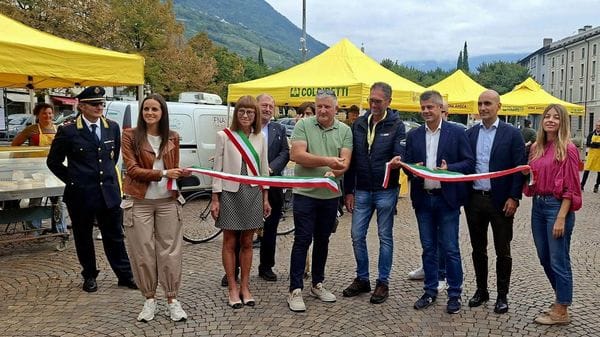 Tirano, debutta il mercato di Campagna Amica: ogni martedì i prodotti della Valtellina