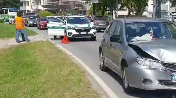 Incidente in via Samaden a Sondrio, traffico rallentato