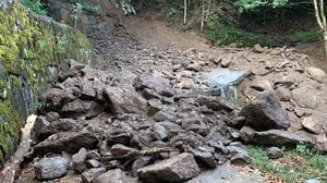 Frane, proseguono gli interventi di messa in sicurezza a Rogolo