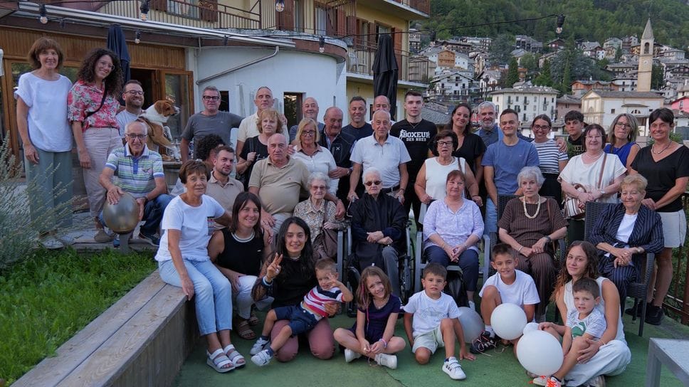 Chiesa in Valmalenco festeggia i 100 anni di Antonietta 