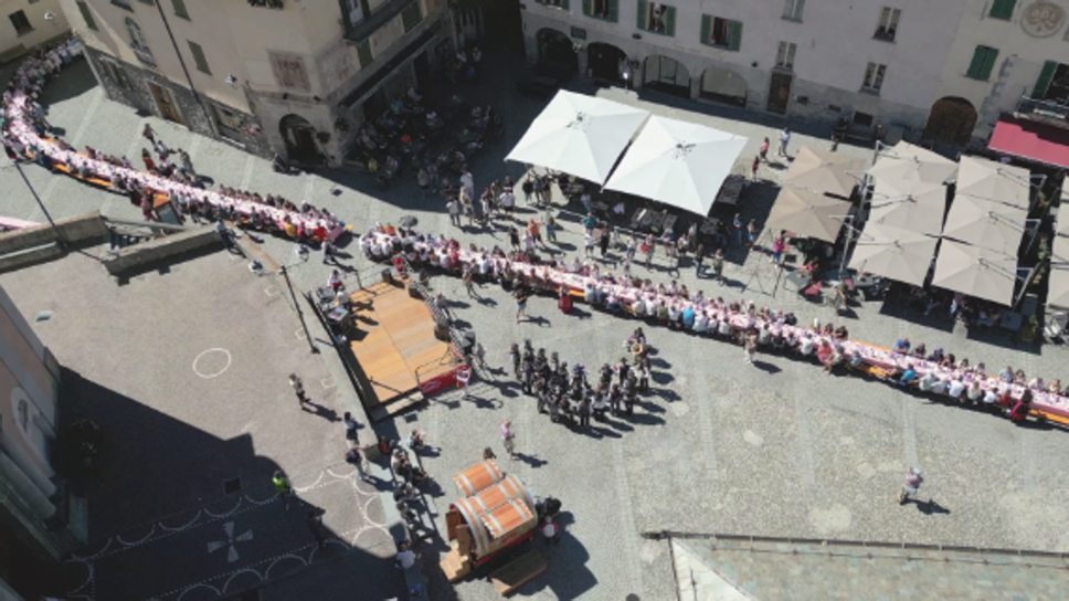 Pizzoccherata da record a Bormio: 1.788 posti a tavola